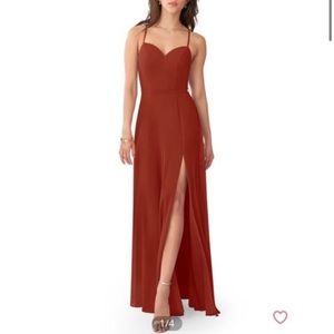 AZAZIE BRIDESMAID DRESS - Rust